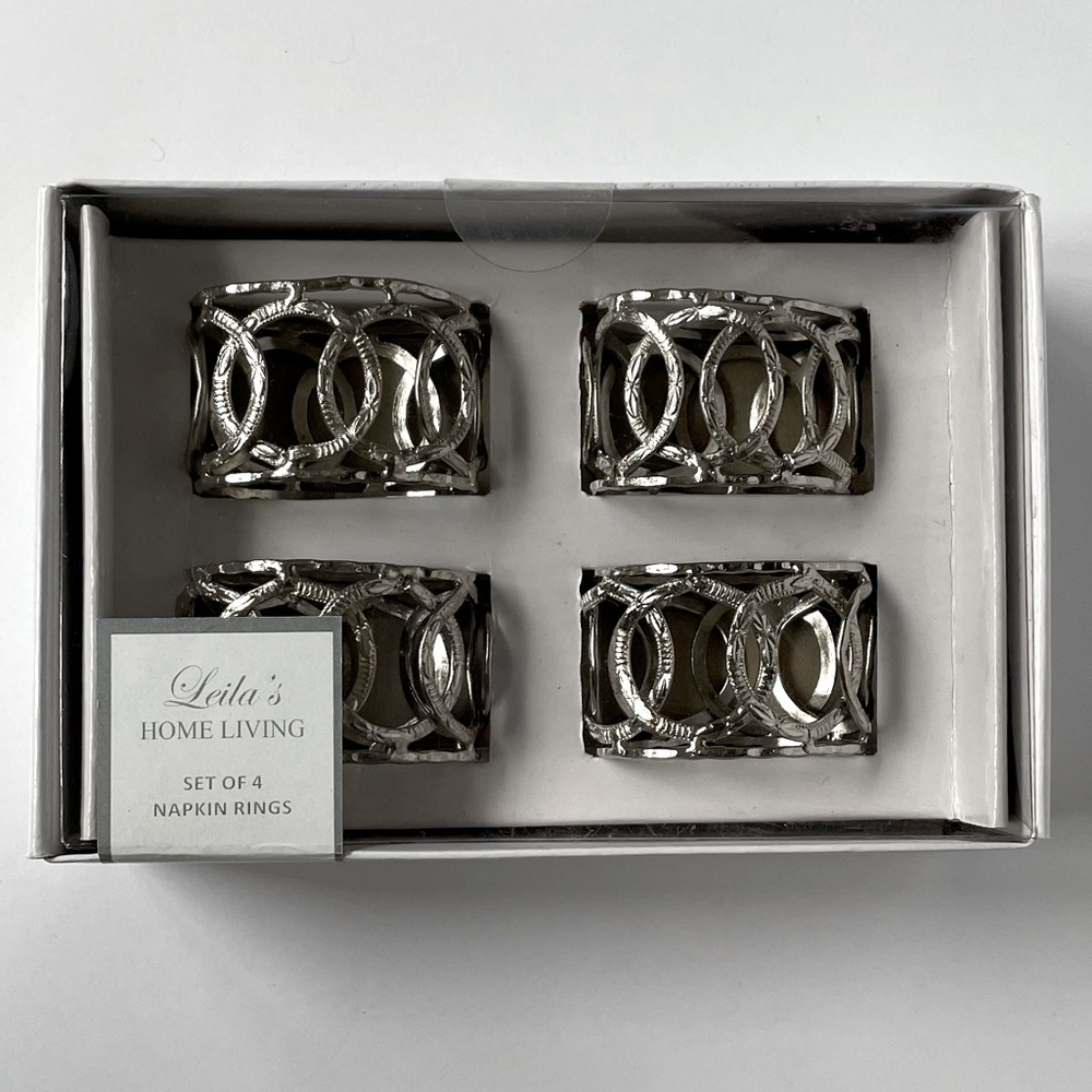 Set of 4 Napkin Rings